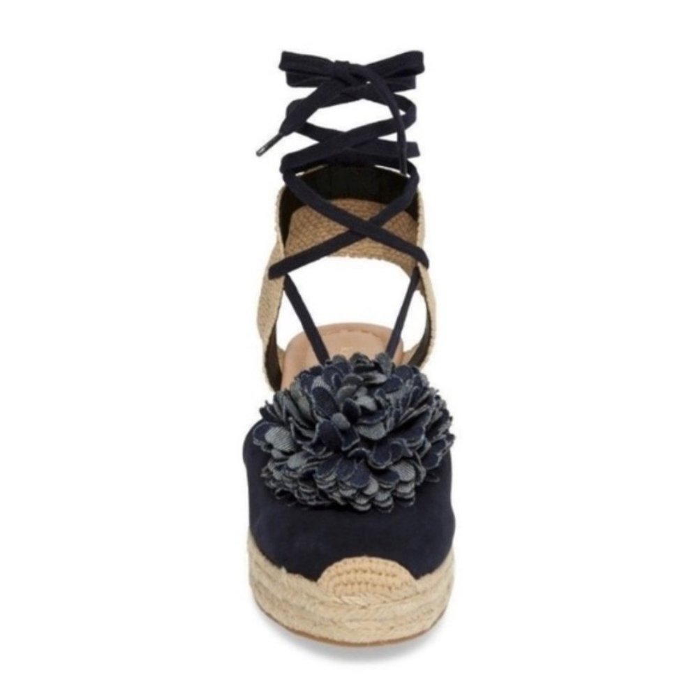 Kate Spade Shoes | Kate Spade Espadrilles 8.0 | Color: Blue/Tan